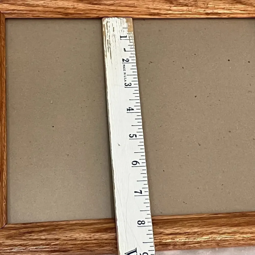 Large Solid Oak Wood Picture Photo Frame Free Standing 8